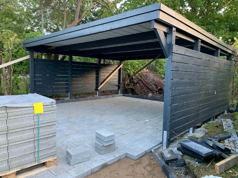 creation et pose de pergolas bois montrichard